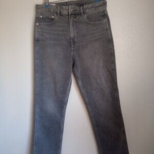 GAP Gray Vintage Slim Sky High Skinny Jeans Size 30